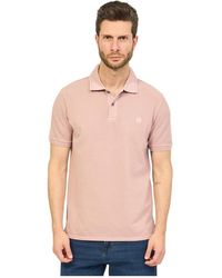 Ecoalf - Rosa polo tano weil kein planet - Lyst