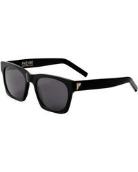 Facehide - Accessoires ,Zwart ,Rechthoekige Zwarte Logo Zonnebril - Lyst