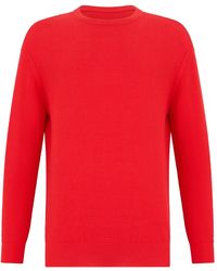 Fedeli - Roter Pullover Mit Langen Ärmeln, Garantierter Komfort - Lyst