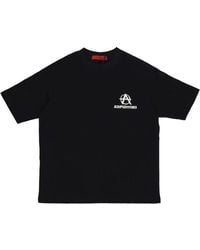 Acupuncture - Schwarzes Staggering Tee Kurzarmshirt - Lyst