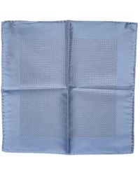 Dolce & Gabbana - Light Blue Silk Square Men Foulard Scarf - Lyst
