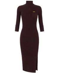 Elisabetta Franchi - Knitted Dresses - Lyst
