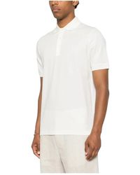 Canali - Tops ,Wit ,Polo Mc Natural - Lyst