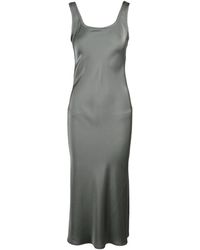 Marella - Kleedjes ,Groen ,Polyester Larva Slip Dress - Lyst