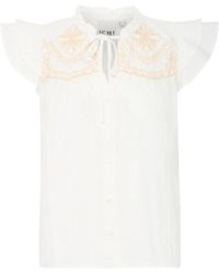 Ichi - Sleeveless Tops - Lyst