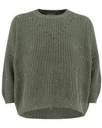 Peserico - Round-Neck Knitwear - Lyst