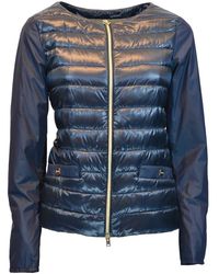 Herno - Lichtgewicht Donsjas Met Taffeta Mouwen - Lyst