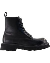 KENZO - New Smile Lace Up Boots - Lyst