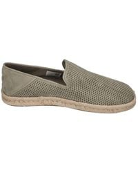 TOMS - Graue Diamant Perforierte Wildleder Slip-On Schuh - Lyst