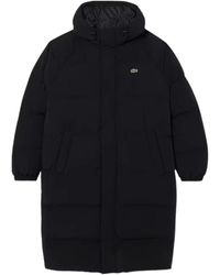 Lacoste - Lange Waterafstotende Donsjas - Lyst