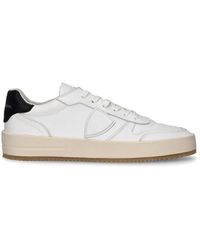 Philippe Model - Schoenen ,Wit ,Katoen Nice Lage Sneakers - Lyst