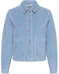 Cream - Jassen ,Blauw ,Corduroy 108744 Jacket - Lyst
