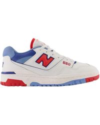 New Balance - Limited Edition Wit Blauw Rode Sneakers - Lyst