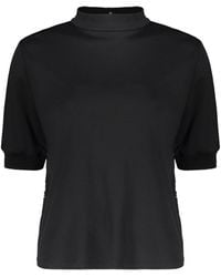 Herno - Blouse Met Kraag En Korte Mouwen - Lyst