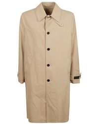 Versace - Single-Breasted Coats - Lyst