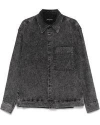 Emporio Armani - Denim Nero Blouson Jacket - Lyst