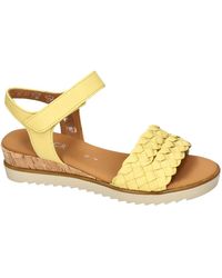 Gabor - Schoenen ,Geel ,Leer 82.759.22 Wedge Sandal - Lyst