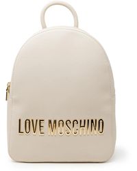 Love Moschino - R rucksack aus kunstleder mit reißverschluss - Lyst