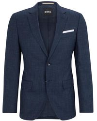HUGO - Jassen ,Blauw Boss-Blazer - Lyst
