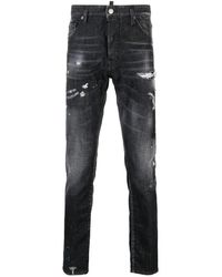 DSquared² - Schwarze jeans mit 3,5 cm absatz - Lyst