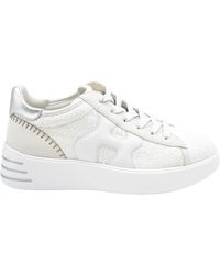 Hogan - Zapatos planos crema estilo rebel - Lyst