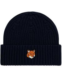 Maison Kitsuné - Fox Head Beanie - Lyst