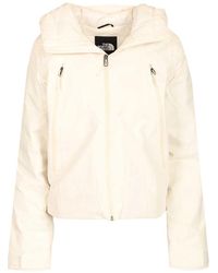 The North Face - Mountain Range Down Hooded Jacket - Lyst