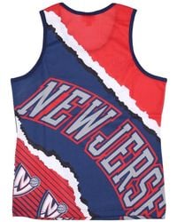Mitchell & Ness - Fitness ,Veelkleurig ,Polyester Nba Jumbotron Basketbal Tanktop - Lyst