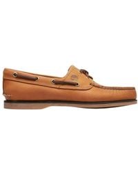 Timberland - Klassischer bootsschuh in weizenbraun - Lyst