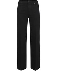 PAIGE - Anessa 31 Wide Leg Jeans - Lyst