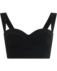 Moschino - Cropped Top Met Hartvormige Halslijn - Lyst