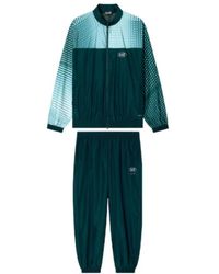 EA7 - Fitness ,Blauw ,Tweed Ventus Tracksuit - Lyst