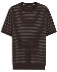 BOSS - Round-Neck Knitwear - Lyst
