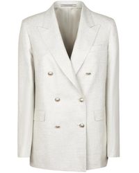 Tagliatore - Jassen ,Wit ,Donna Over - Lyst
