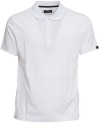 Fay - Polo Shirt Van Katoen Met Korte Mouwen - Lyst