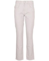 Isabel Marant - Jeans ,Roze ,Katoen Vikira Pants - Lyst
