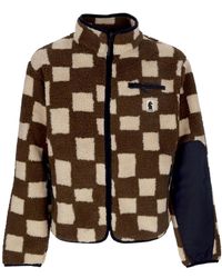Market - Hoodies & Sweatvesten ,Bruin ,Polyester Chess Club Teddy Bear Sherpa Jack - Lyst