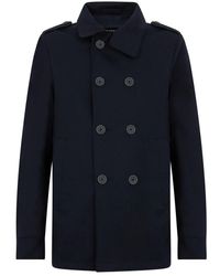 Herno - Double-Breasted Coats - Lyst