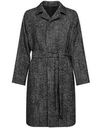 Tagliatore - Jassen ,Zwart ,Wol Salomon Midi Coat - Lyst