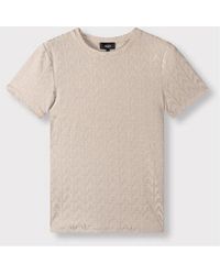 Alix The Label - T-shirt aderente in jacquard - Lyst
