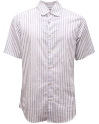 DSquared² - Overhemden ,Wit ,Gekreukt Effect Shirt Gemaakt - Lyst