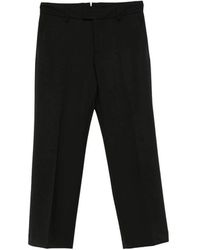 Berwich - Broeken ,Zwart ,Wol Alice Straight Broeken - Lyst