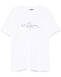MSGM - T-Shirts - Lyst