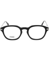 Fendi - Accessoires ,Zwart ,Stijlvolle Zonnebril Met Uniek Ontwerp - Lyst