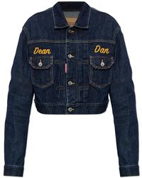 DSquared² - Jassen ,Blauw ,Denim Denim Jacket - Lyst