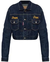 DSquared² - Jassen ,Blauw ,Denim Denim Jacket - Lyst