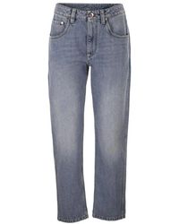 Brunello Cucinelli - Straight Fit Jeans - Lyst