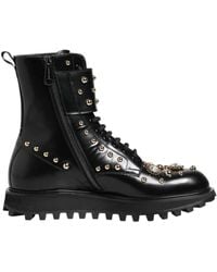 Dolce & Gabbana - Lace-Up Boots - Lyst