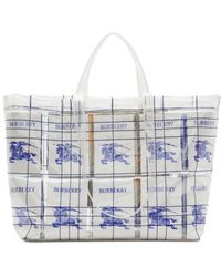 Burberry - Icon Stripe Tote Bag - Lyst