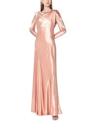 Alberta Ferretti - Roze Jurken 100%Vi - Lyst